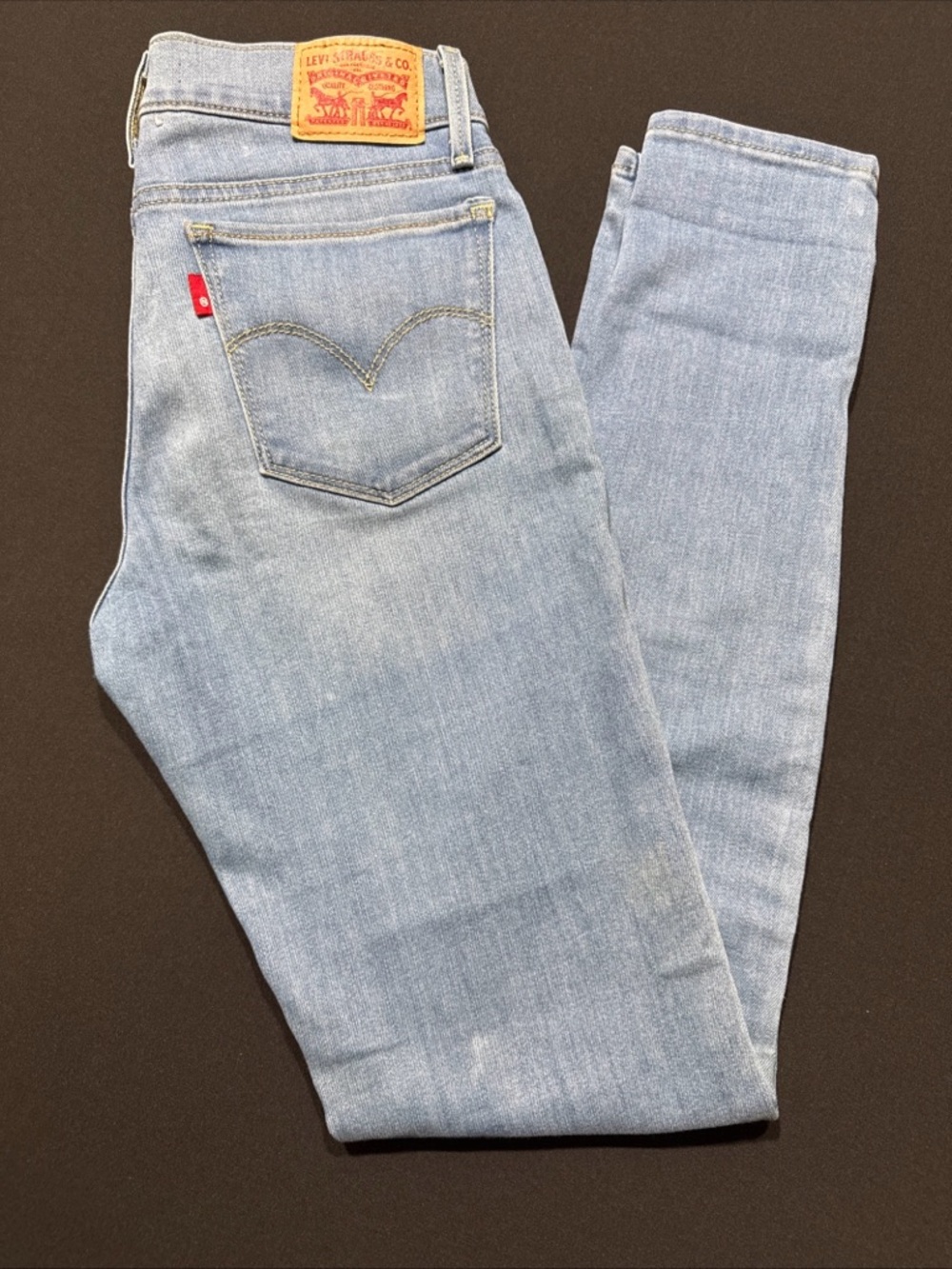 Levi's Women's Light Wash Skinny Jeans - Pale Blue